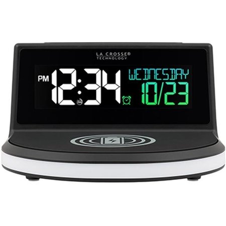 LACROSSE Lacrosse 617-148 Glow Alarm Clock with Wireless Charger 617-148